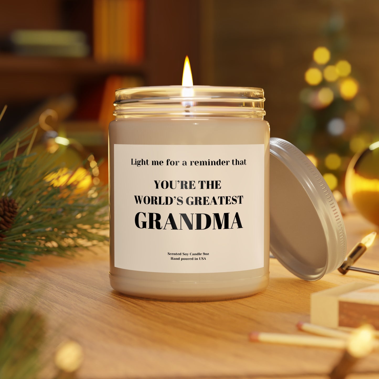 World's Greatest Grandma Scented Candle 9oz