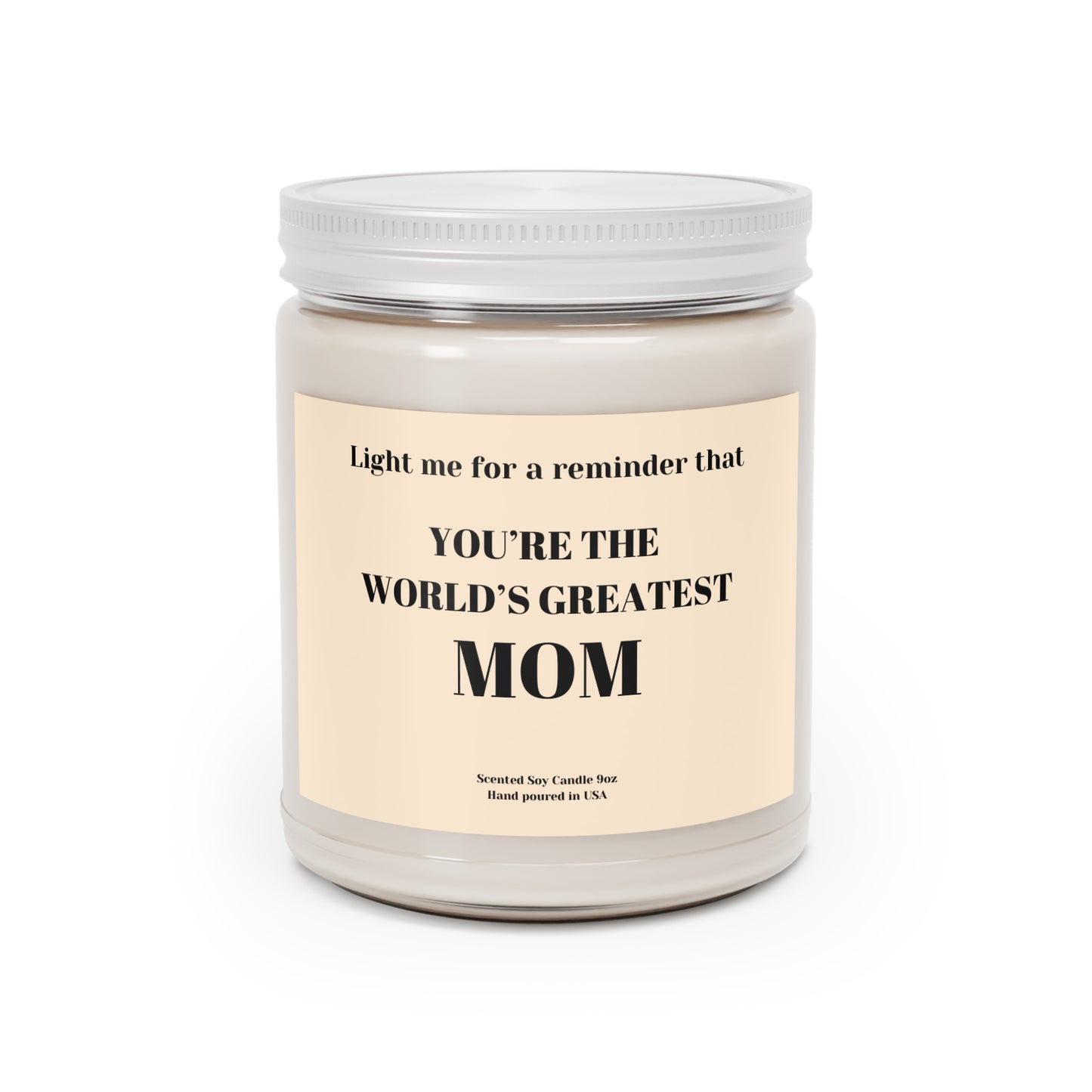 World's Greatest Mom Scented Candle 9oz