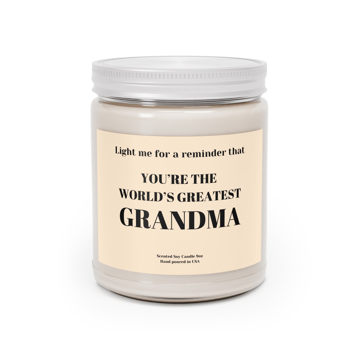 World's Greatest Grandma Scented Candle 9oz