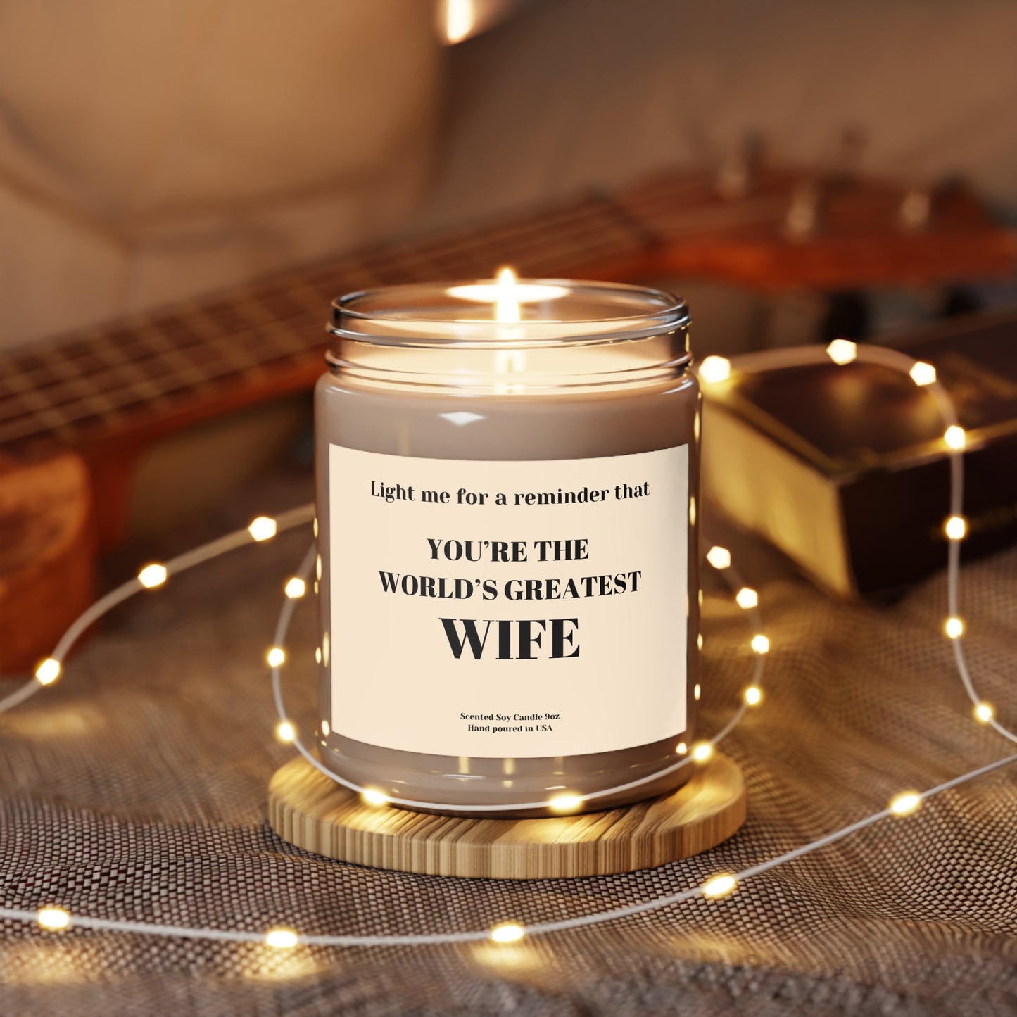 World's Greatest Wife Scented Candle 9oz